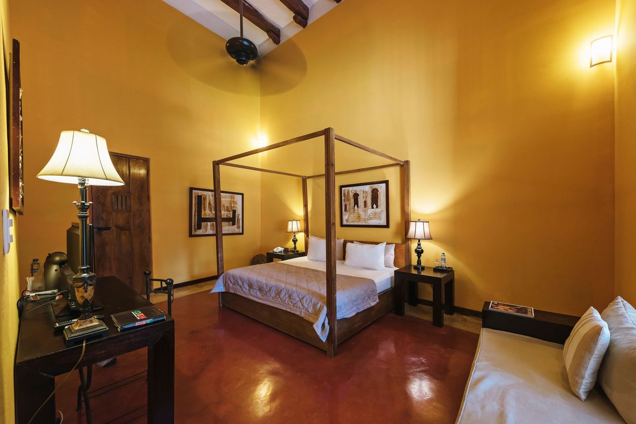 The Yellow Deluxe room at Hotel Hacienda VIP